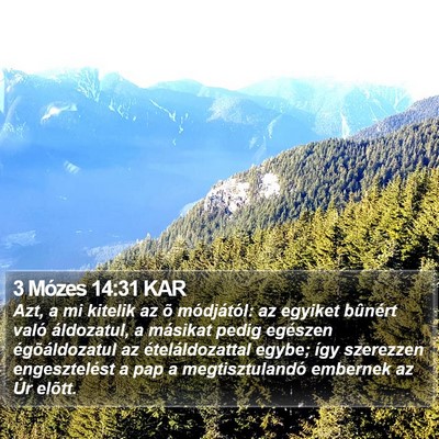 3 Mózes 14:31 KAR Bible Verse Image