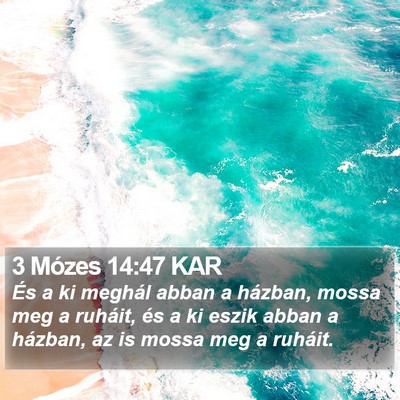 3 Mózes 14:47 KAR Bible Verse Image