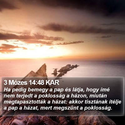 3 Mózes 14:48 KAR Bible Verse Image