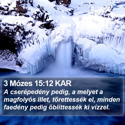 3 Mózes 15:12 KAR Bible Verse Image