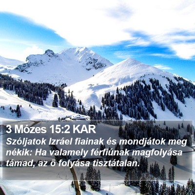 3 Mózes 15:2 KAR Bible Verse Image