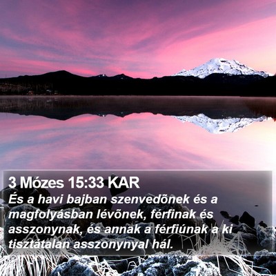 3 Mózes 15:33 KAR Bible Verse Image