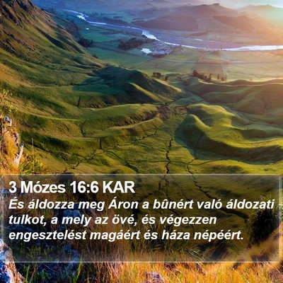3 Mózes 16:6 KAR Bible Verse Image