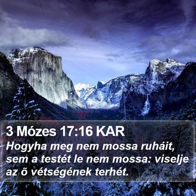 3 Mózes 17:16 KAR Bible Verse Image