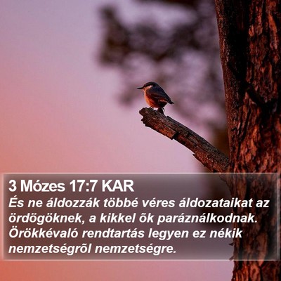 3 Mózes 17:7 KAR Bible Verse Image