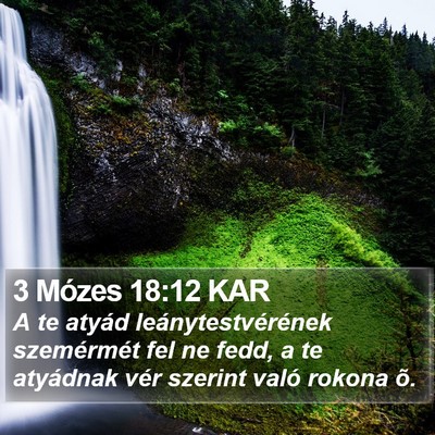 3 Mózes 18:12 KAR Bible Verse Image