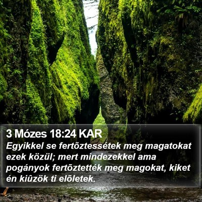 3 Mózes 18:24 KAR Bible Verse Image