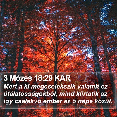 3 Mózes 18:29 KAR Bible Verse Image