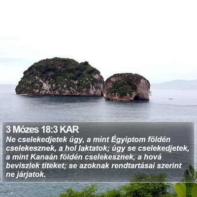 3 Mózes 18:3 KAR Bible Verse Image