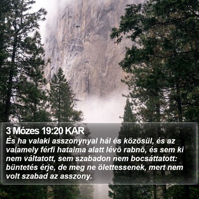 3 Mózes 19:20 KAR Bible Verse Image