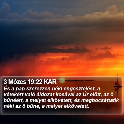 3 Mózes 19:22 KAR Bible Verse Image
