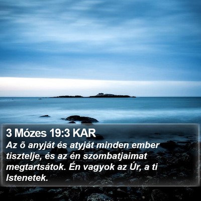 3 Mózes 19:3 KAR Bible Verse Image