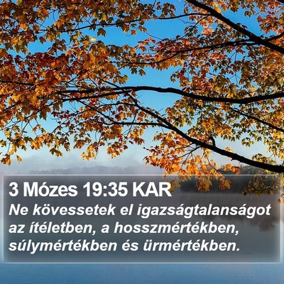 3 Mózes 19:35 KAR Bible Verse Image