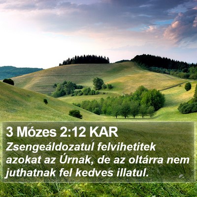 3 Mózes 2:12 KAR Bible Verse Image