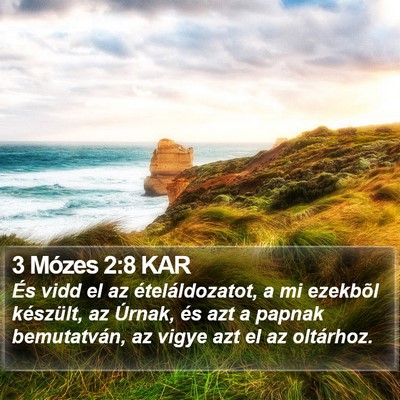 3 Mózes 2:8 KAR Bible Verse Image