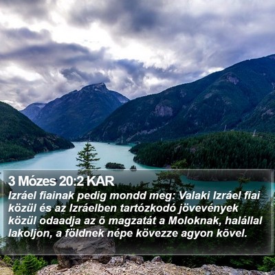 3 Mózes 20:2 KAR Bible Verse Image