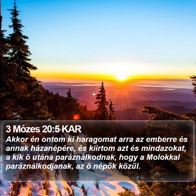 3 Mózes 20:5 KAR Bible Verse Image