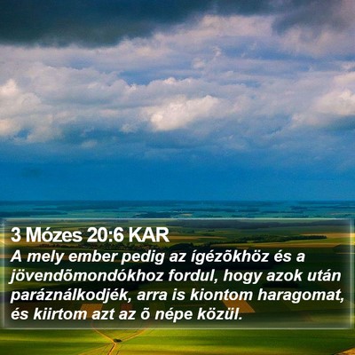 3 Mózes 20:6 KAR Bible Verse Image
