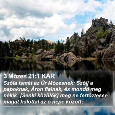 3 Mózes 21:1 KAR Bible Verse Image