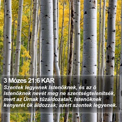 3 Mózes 21:6 KAR Bible Verse Image