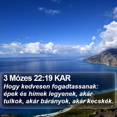 3 Mózes 22:19 KAR Bible Verse Image