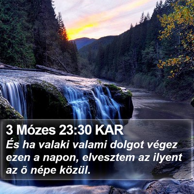 3 Mózes 23:30 KAR Bible Verse Image