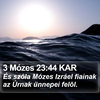 3 Mózes 23:44 KAR Bible Verse Image