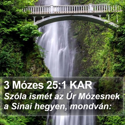 3 Mózes 25:1 KAR Bible Verse Image