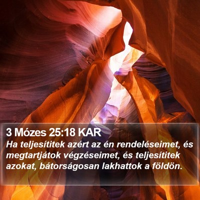 3 Mózes 25:18 KAR Bible Verse Image