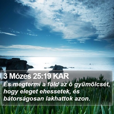 3 Mózes 25:19 KAR Bible Verse Image