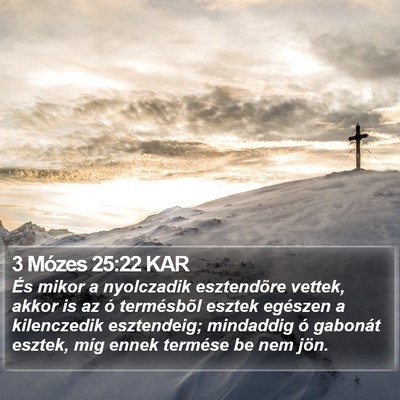3 Mózes 25:22 KAR Bible Verse Image