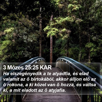 3 Mózes 25:25 KAR Bible Verse Image