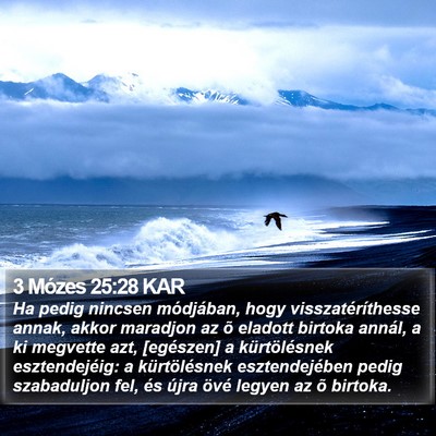 3 Mózes 25:28 KAR Bible Verse Image