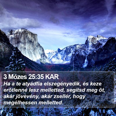 3 Mózes 25:35 KAR Bible Verse Image
