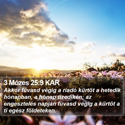 3 Mózes 25:9 KAR Bible Verse Image
