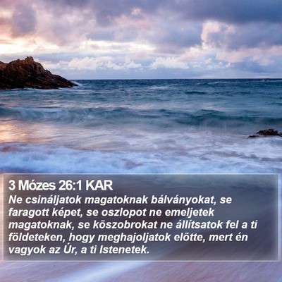 3 Mózes 26:1 KAR Bible Verse Image