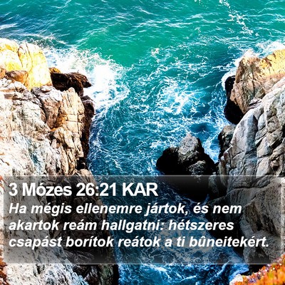 3 Mózes 26:21 KAR Bible Verse Image
