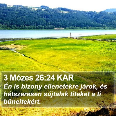 3 Mózes 26:24 KAR Bible Verse Image