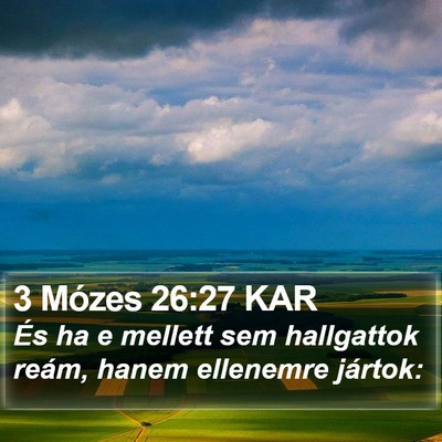 3 Mózes 26:27 KAR Bible Verse Image