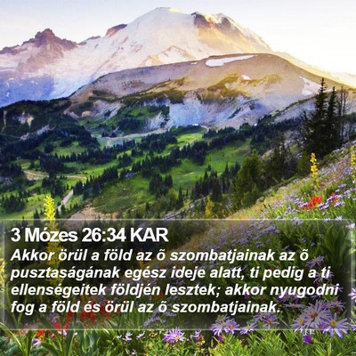 3 Mózes 26:34 KAR Bible Verse Image