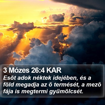 3 Mózes 26:4 KAR Bible Verse Image