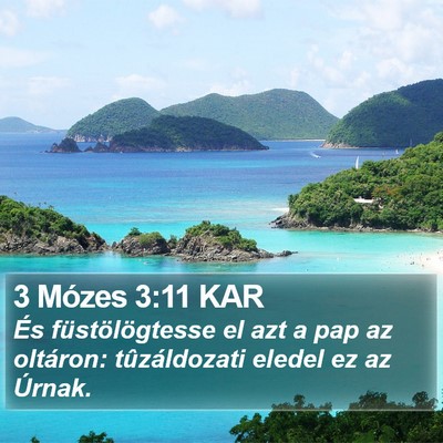 3 Mózes 3:11 KAR Bible Verse Image