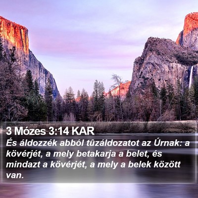 3 Mózes 3:14 KAR Bible Verse Image
