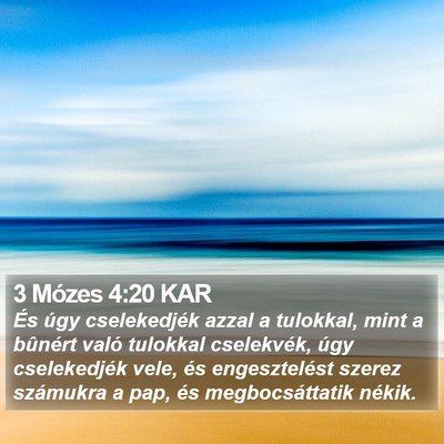 3 Mózes 4:20 KAR Bible Verse Image