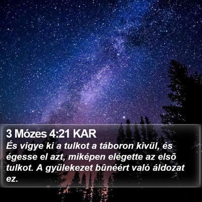 3 Mózes 4:21 KAR Bible Verse Image