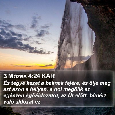 3 Mózes 4:24 KAR Bible Verse Image