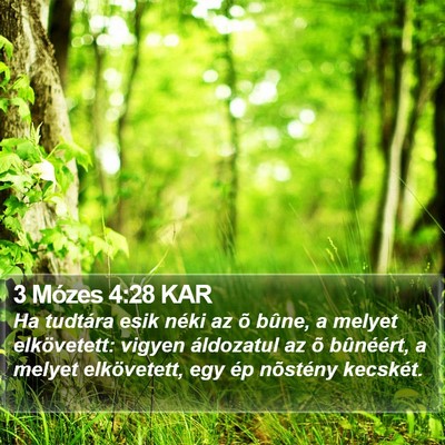 3 Mózes 4:28 KAR Bible Verse Image