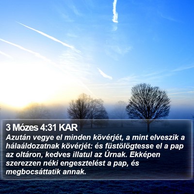 3 Mózes 4:31 KAR Bible Verse Image
