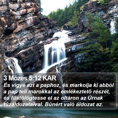 3 Mózes 5:12 KAR Bible Verse Image