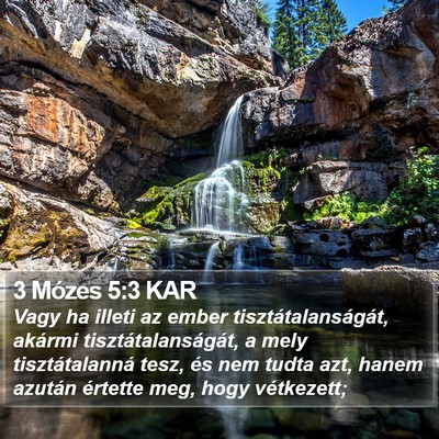 3 Mózes 5:3 KAR Bible Verse Image